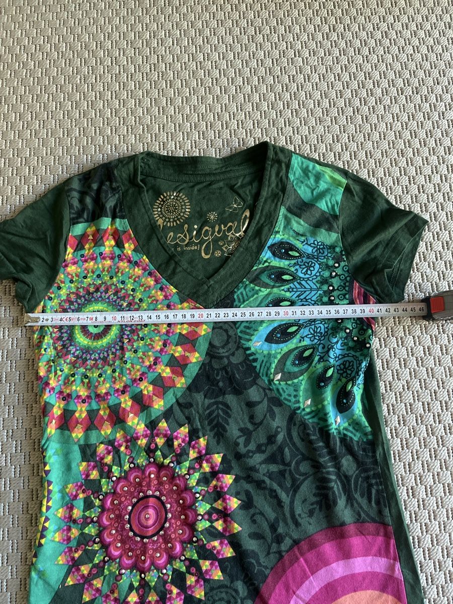 Desigual T-shirt: Desigual Shirt, grün, S – Usato da Solothurn venduto da Bobesch08 5