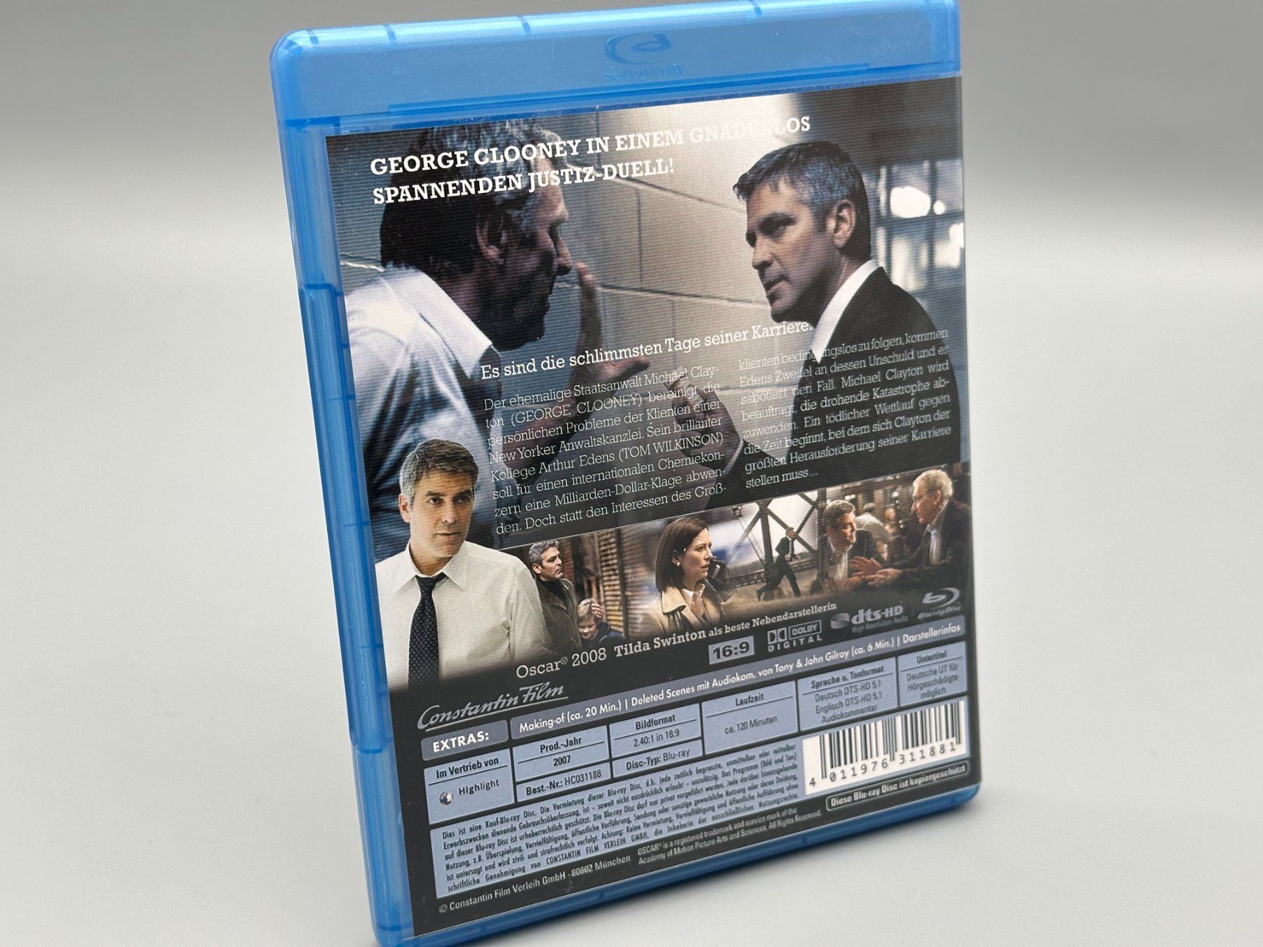 Tutti i DVDs: Michael Clayton - Blu-ray George Clooney – Nuovo e nell'imballaggio originale da Schlieren venduto da selected_goods 1