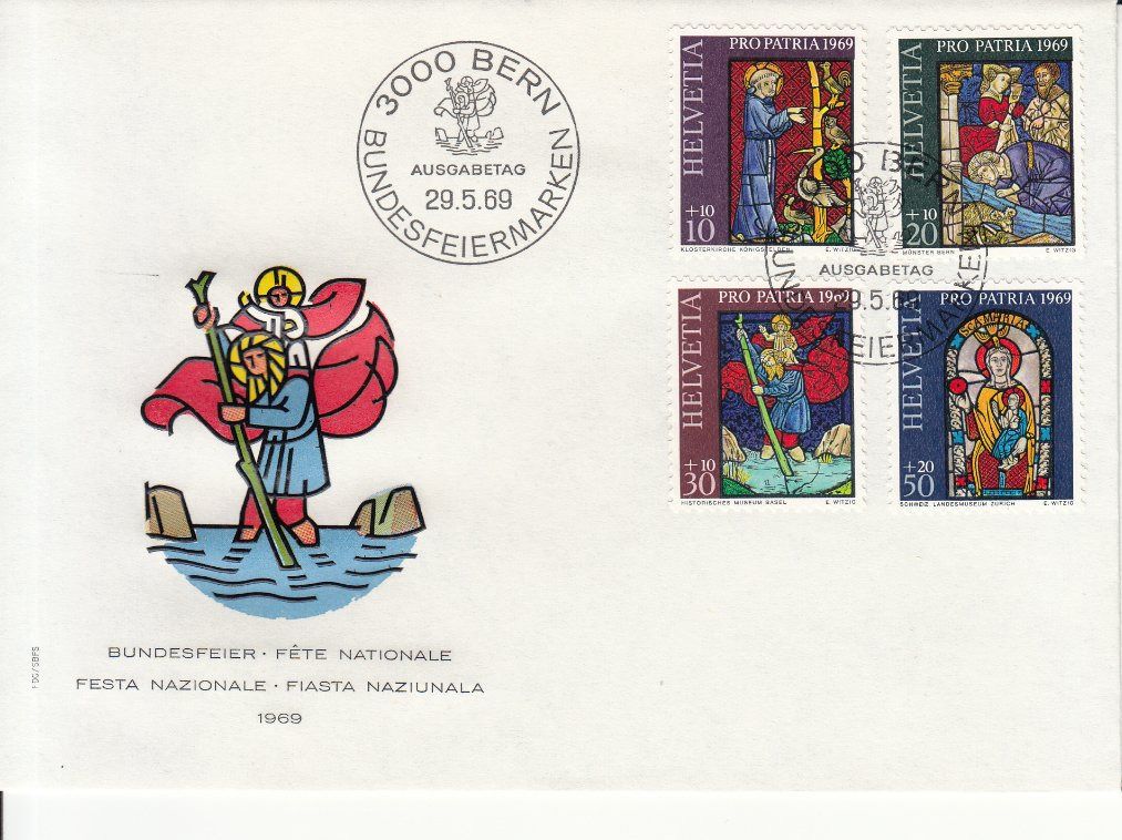 Tutti i francobolli: SBK B142 - B145 FDC – Usato da Bürglen TG venduto da StampGraf