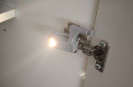 6x Schrank-Innenbeleuchtung automatisch – 12V – für Scharnie
