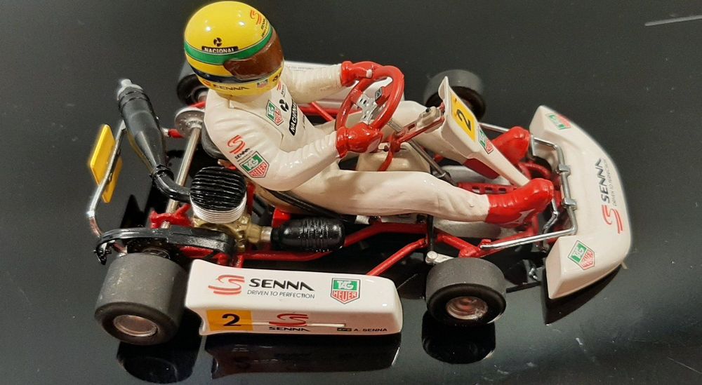 Ayrton Senna Kart Modell Paris Bercy 1993 Minichamps 1:18 | Kaufen 