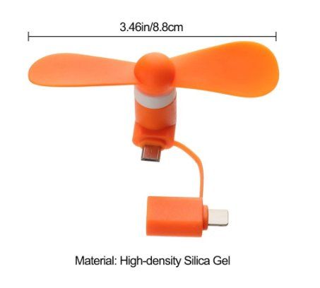 Ventilatoren: Neuheit: 2in1 Mini Portable Mobile Phone Ventilator – Neu und originalverpackt aus Tägerwilen von Swiss-Ricardo 4