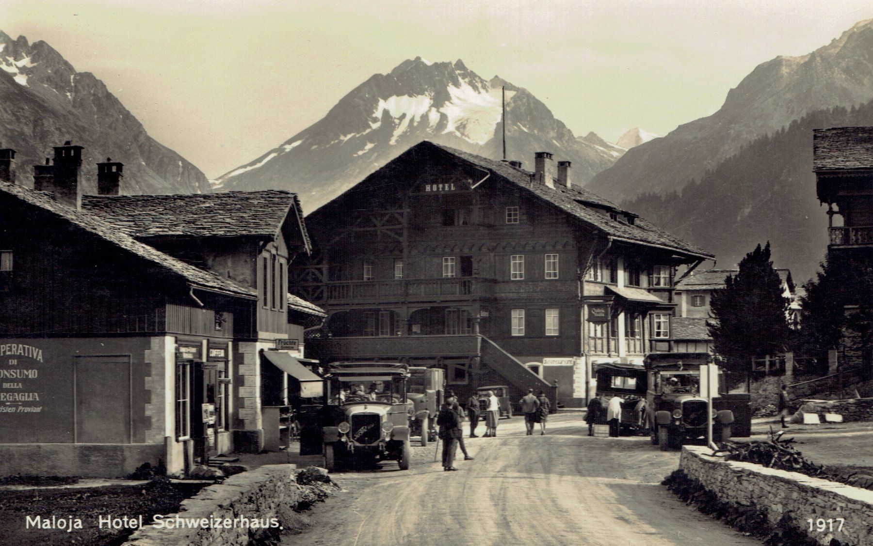 Cartoline postali: Maloja GR, um 1925 – Usato da Otelfingen venduto da Schmitte9