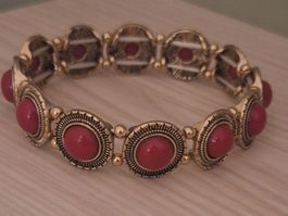 Rotes Flexibles Armband