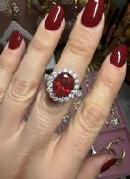 Bague Rouge Rubis Impérial