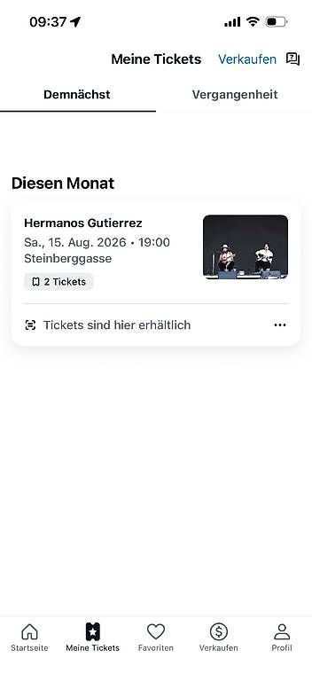 Billets: 2 Tickets Hermanos Gutierrez  – D'occasion à Rapperswil par gewinnfuerdich