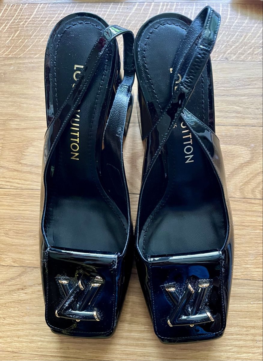 Louis Vuitton Scarpe da donna: Louis Vuitton Shake Slingbacks, Gr. 38, neuwertig – Nuovo e nell'imballaggio originale da Zürich venduto da lynni1996