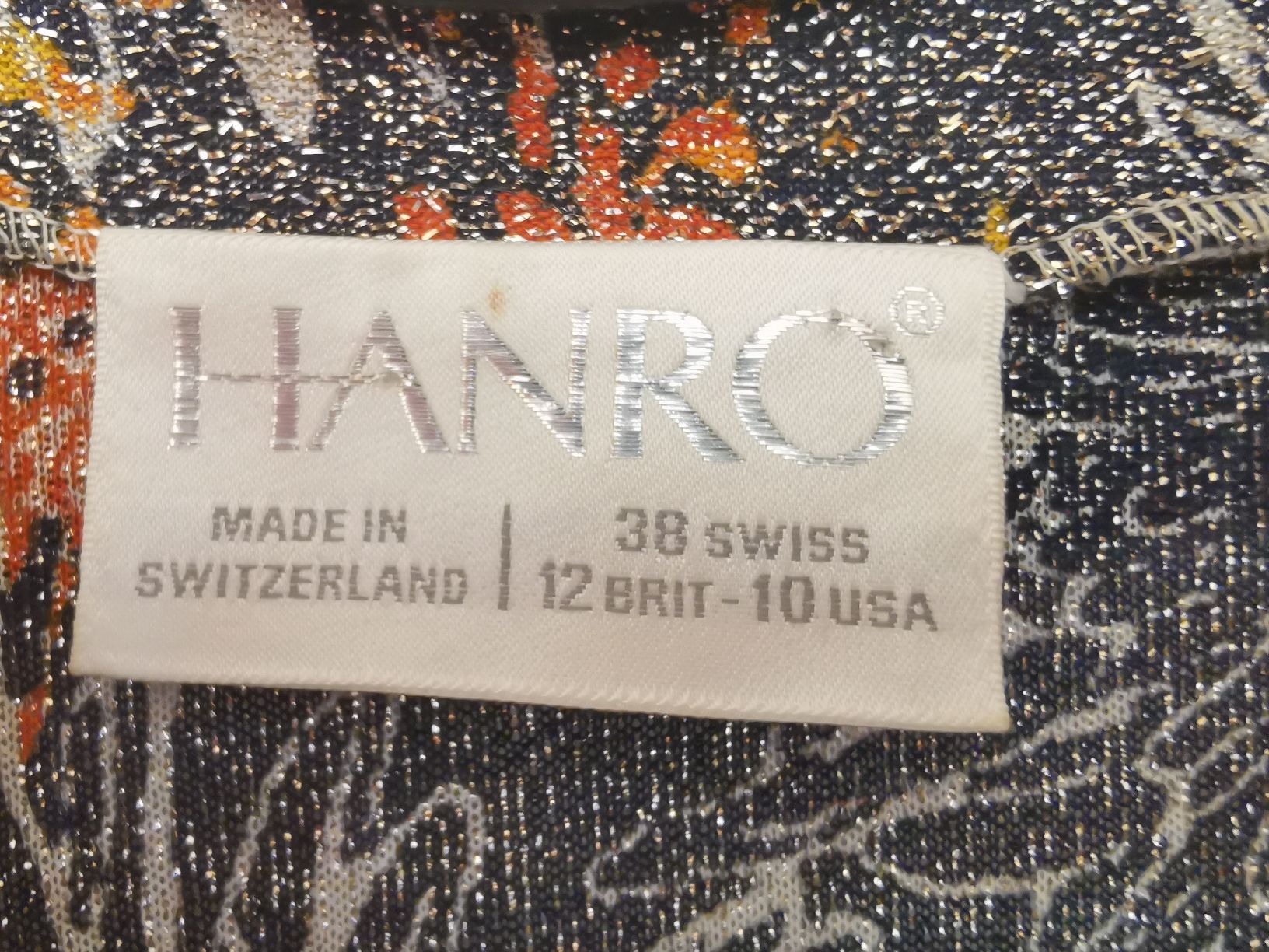 Hanro Camicette: Hanro Vintage Lurex Viskose Bluse  – Usato da Uerikon venduto da pink_flamingo 3