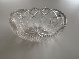 Belle coupe en cristal véritable, travail soigné, vintage