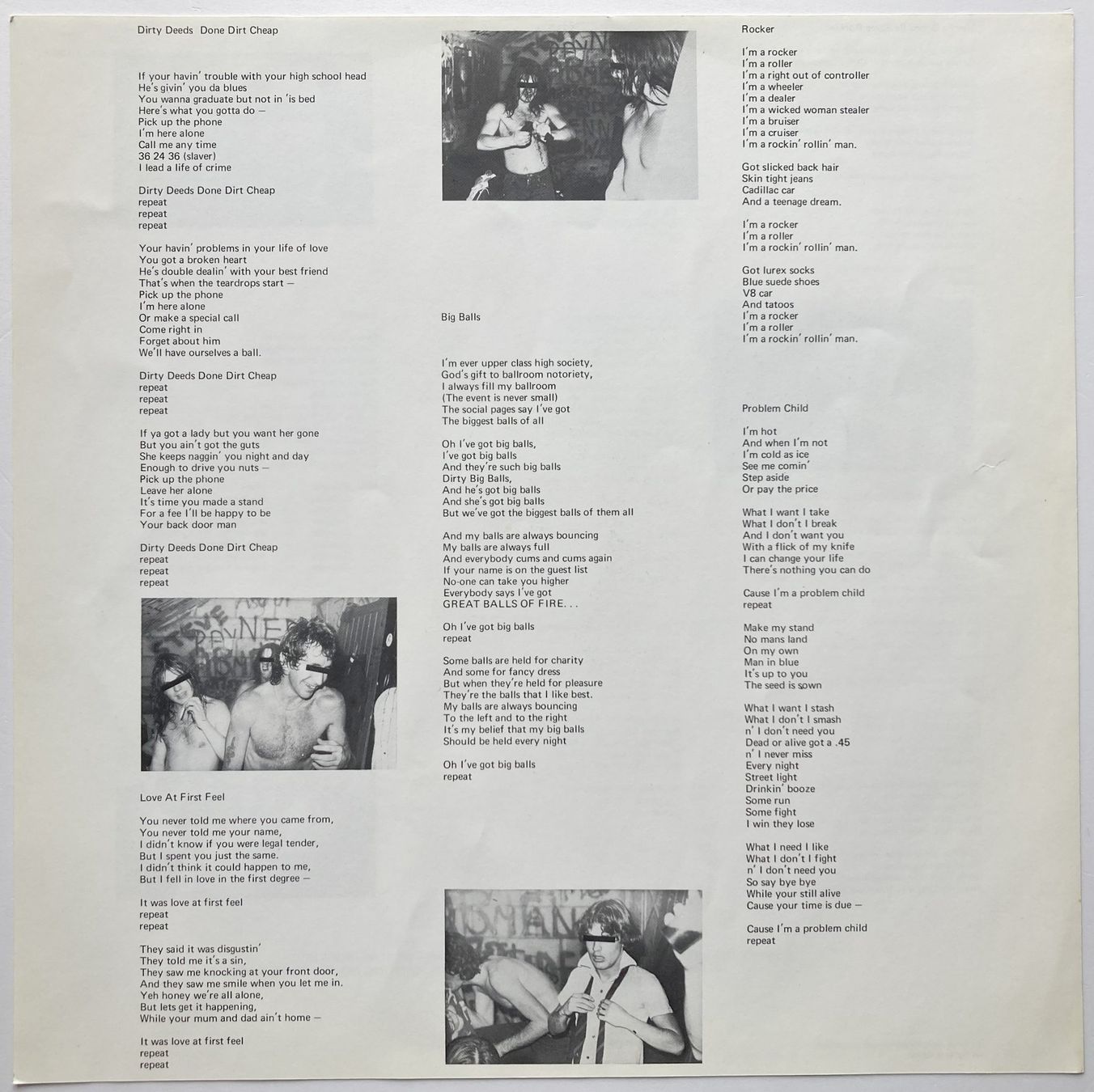 Schallplatten: AC/DC - DIRTY DEEDS DONE DIRT CHEAP – Gebraucht aus Bottens von  3