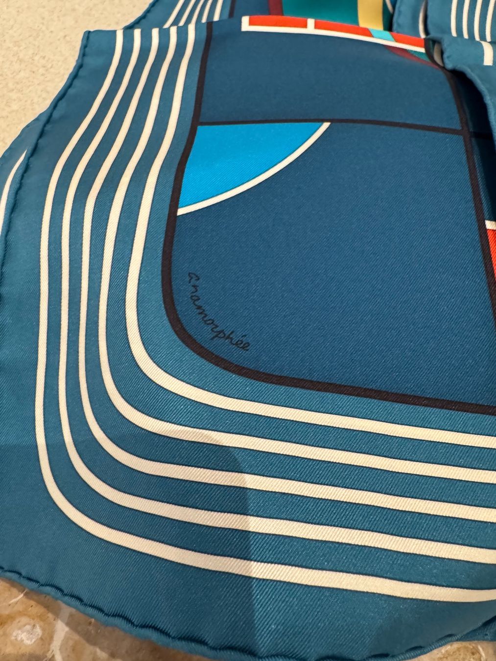 Hermès Foulard & Sciarpe: HERMES SEIDENTUCH 90 BLAU – Nuovo (secondo la descrizione) da Schwyz venduto da bofb 4