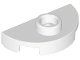 Lego Giocattoli: Lego White Plate, Round 1 x 2 Half with 1 Stud 2 Stück – Nuovo (secondo la descrizione) da Weingarten-Kalthäusern venduto da McGmavlo