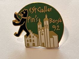 1 Pin 1. St. Galler Pin Börse 1992