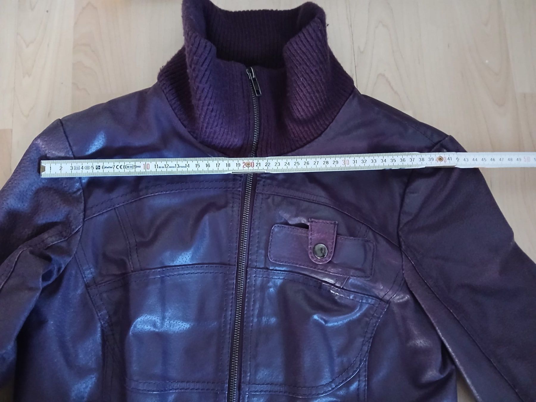 Vero Moda Jacken: Vero Moda dinner short leather jacket M lederjacke – Gebraucht aus Zürich von csm04 3