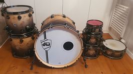 Batterie DW collector  Hard Satin Candy Black Fade