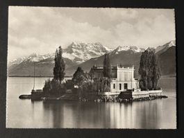 AK der L'Ile de Salagnon 1954 von Lausanne nach Bern