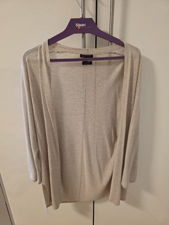 Beige cardigan from Massimo Dutti