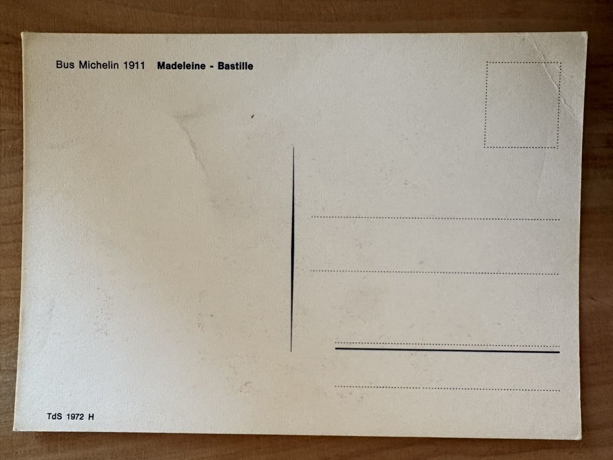 Cartoline postali: AK von Michelin Bus / Madeleine Bastille – Usato da Rümlang venduto da Kartenpost1 2