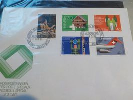 1981, FDC, Sondermarken I, Serie