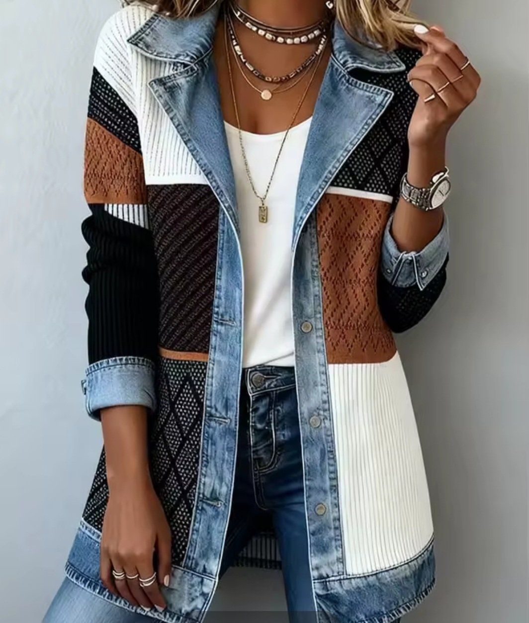 Jacken: Neue Blusenjacke Jeansoptik – Neu und originalverpackt aus Seewen SZ von Ingenbohl 1