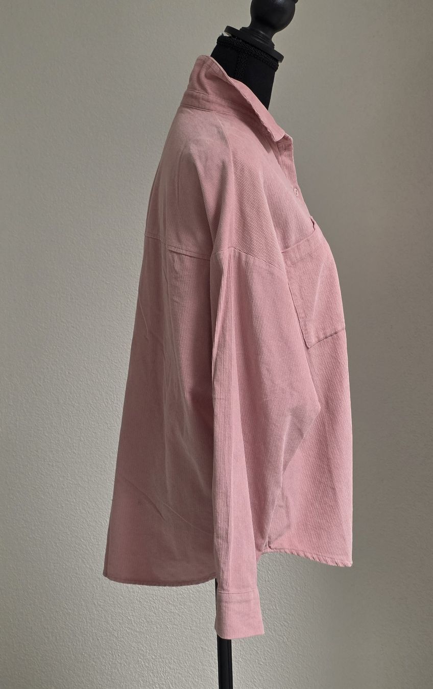 H&M Camicette: Cordhemd Gr. S Rosa Oversized Hemd ,Neu – Nuovo (secondo la descrizione) da Rheinsulz venduto da Gilea 3