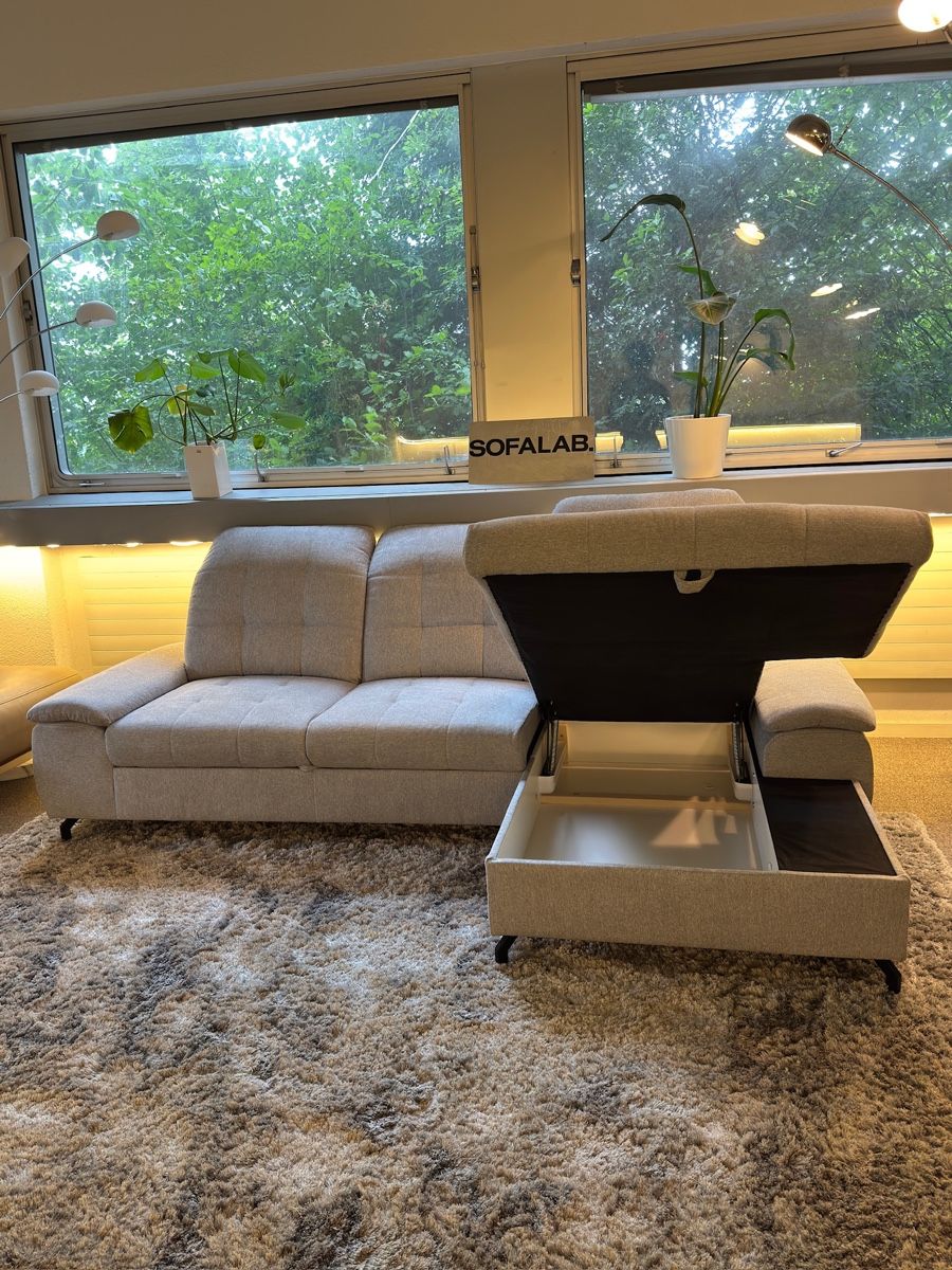 Divani: Ecksofa Grau mit Schlaffunktion Und Stauraum – Usato da Fehraltorf venduto da Sofalab.swiss 8