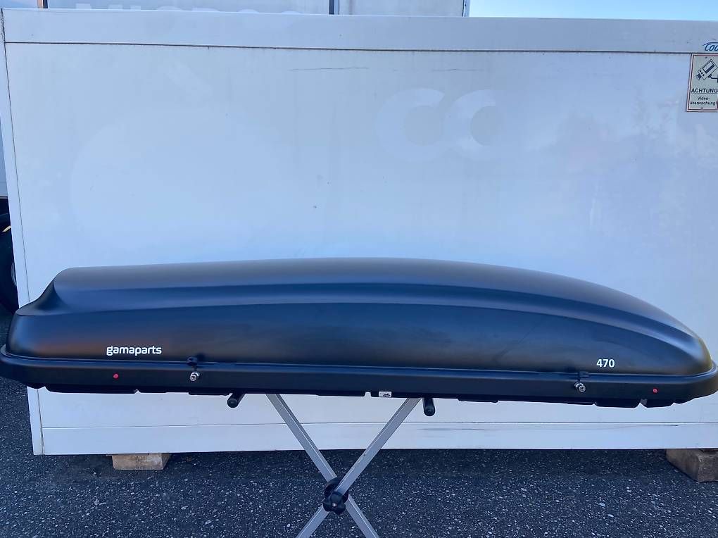 Coffres de toit: Dachbox Gammaparts 470 L mit oder ohne Dachträger – D'occasion à Leuzigen par Doppelrad 1