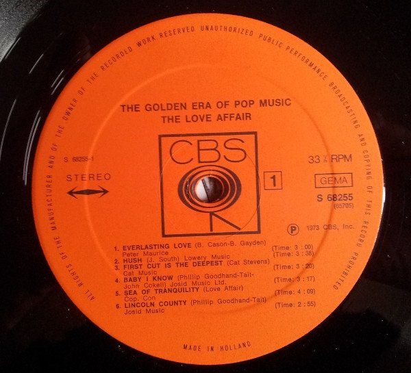 Dischi in vinile: The Love Affair – Nuovo (secondo la descrizione) da Aeschi SO venduto da Stones55 6