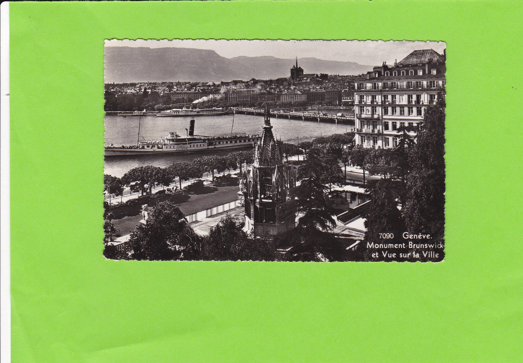 Cartoline postali: Genève-Monument – Usato da St. Peterzell venduto da neckertal
