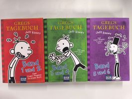 GREGS TAGEBUCH Band 1-2 3-4 5-6 von Jeff Kinney