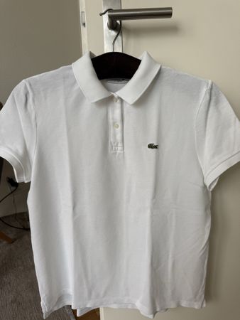 Lacoste Poloshirt weiss Classic Fit Grösse 40 sehr gut