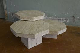 Designer Couchtische aus Travertin