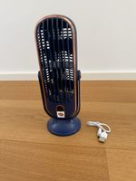 Tischventilator Retro Design blau USB neuwertig