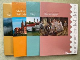 Österreich, Stichmarken Biedermeier/Steyr/Melk/Salzburg 2016