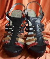 AIMEIGAO Peep-Toe Highheel Bunte Sandalen Gr.39