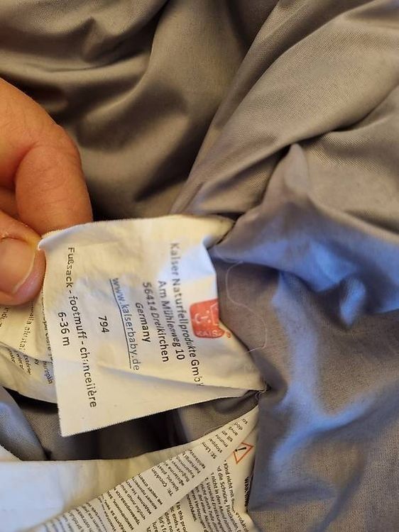 Kaiser Sacchi a pelo: Kaiser Fusssack für Kinderwagen oder Schlitten – Usato da Zürich venduto da Circularrocks 3