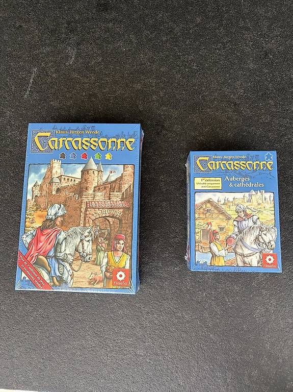 Giochi: Carcassonne Jeu de Base + Extension 1 [FR] - Neuf & Scellé – Nuovo e nell'imballaggio originale da Gümligen venduto da NicolasScheidegger