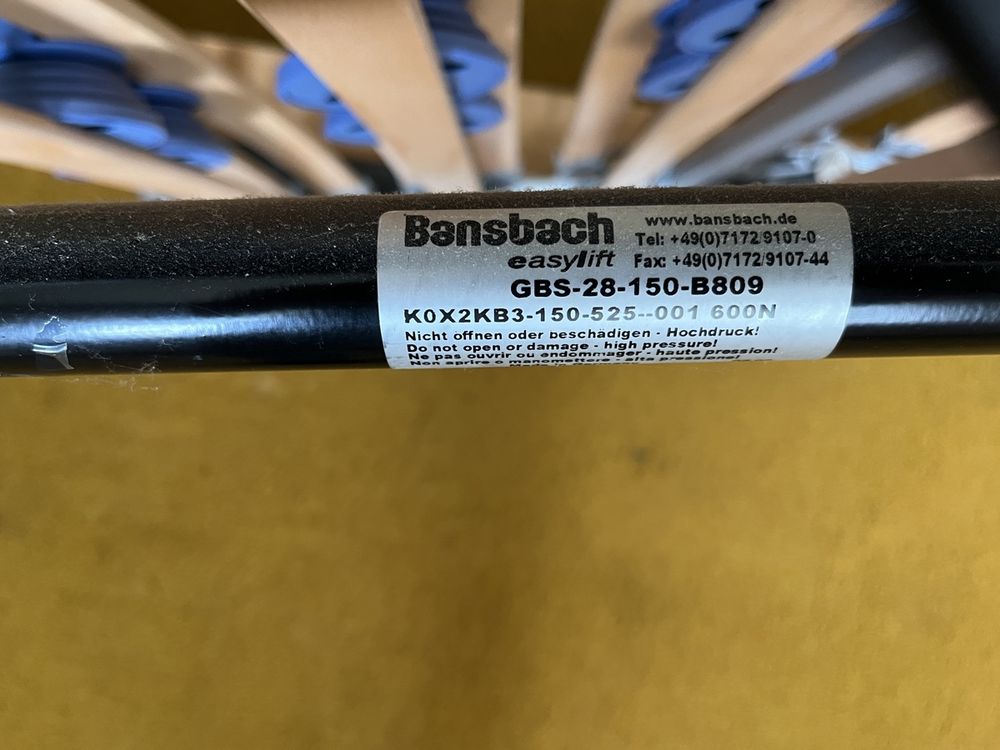 Krankenbett easylift verstellbar195x80 Rahmen Buche 6