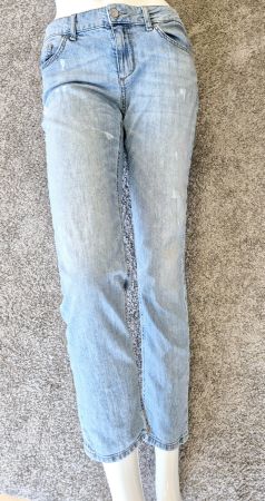 JEANS LIU JO MILANO 36 STRASSSTEINE HOSE TOP zu bluse tunika