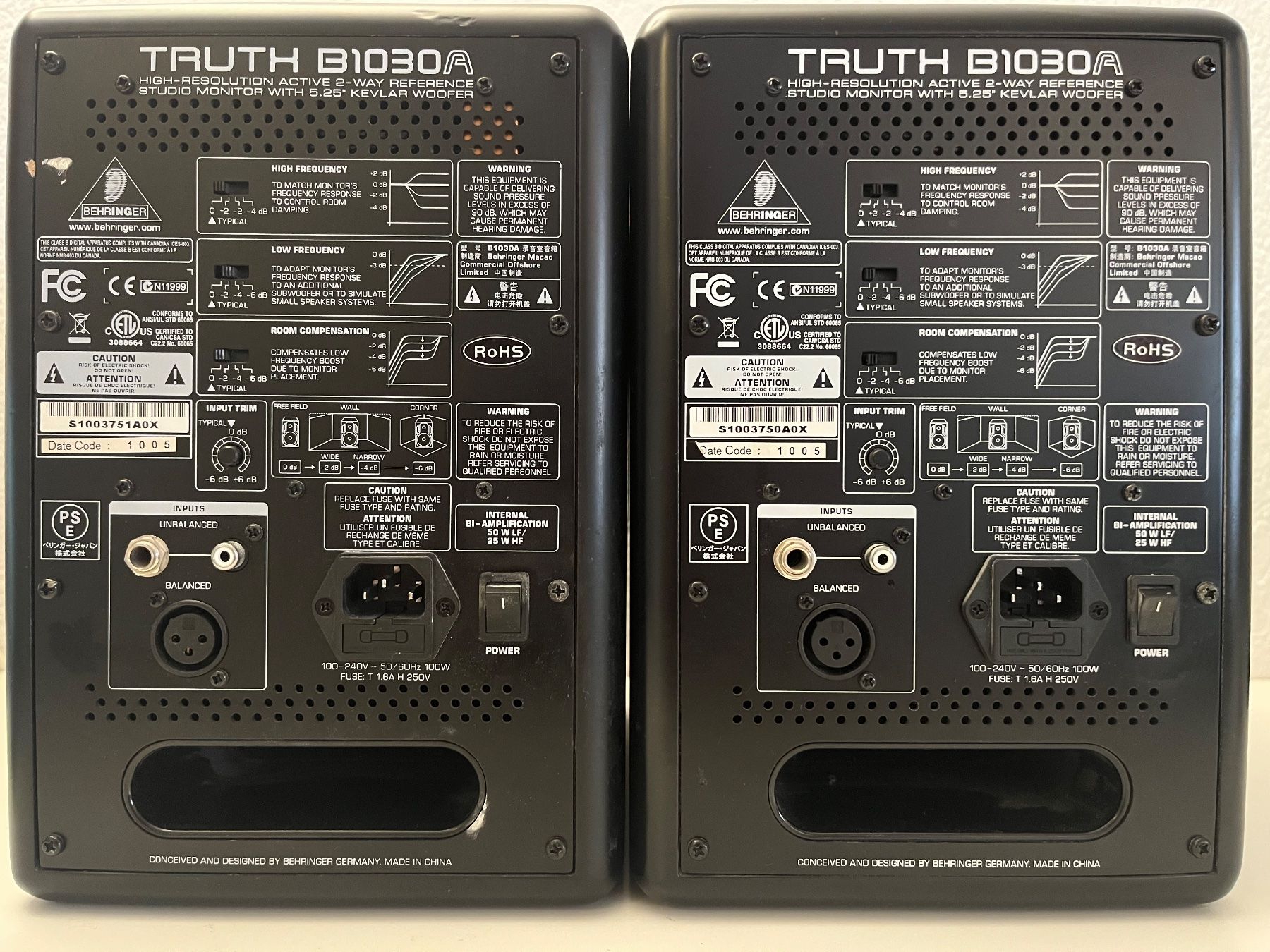 Behringer Casse acustiche: Behringer B1030A Pair Truth (Aktive Studiomonitore + Kabel) – Usato da Bern venduto da JodokusKwak 4