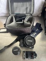Canon EOS 1000F analog Kamera Set mit viel Zubehör. Top! (59