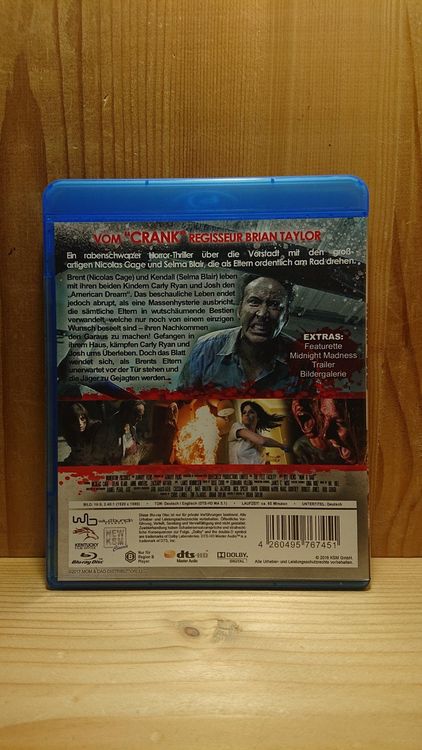 MOM AND DAD Blu Ray mit Nicolas Cage und Selma Blair (Gebraucht) in