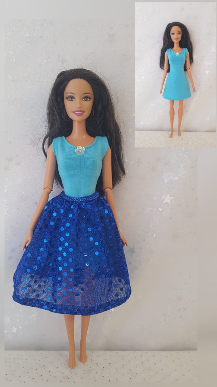 Bambole: Barbie Kleid – Nuovo (secondo la descrizione) da Lachen SZ venduto da Sakura4hime