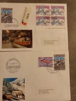 Stempel Jungfraujoch mit 4er Block 50 Jahre Jungfraujoch