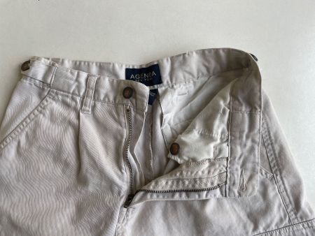 Damen Cargo-Shorts, in Beige, Grösse XS/S, 100% Baumwolle