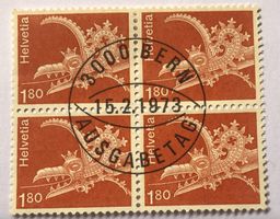 4 er Block Nr.540 mit ETStempel Bern   