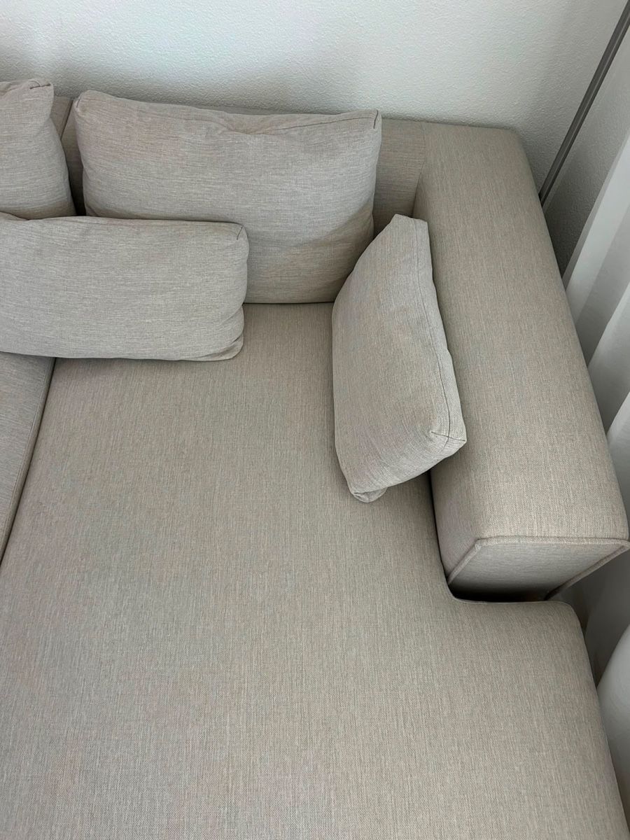 Sofas: Ecksofa von Pfister hellbeige Stoff – Neuf (Voir description) à Zürich par sa__b2j8 1
