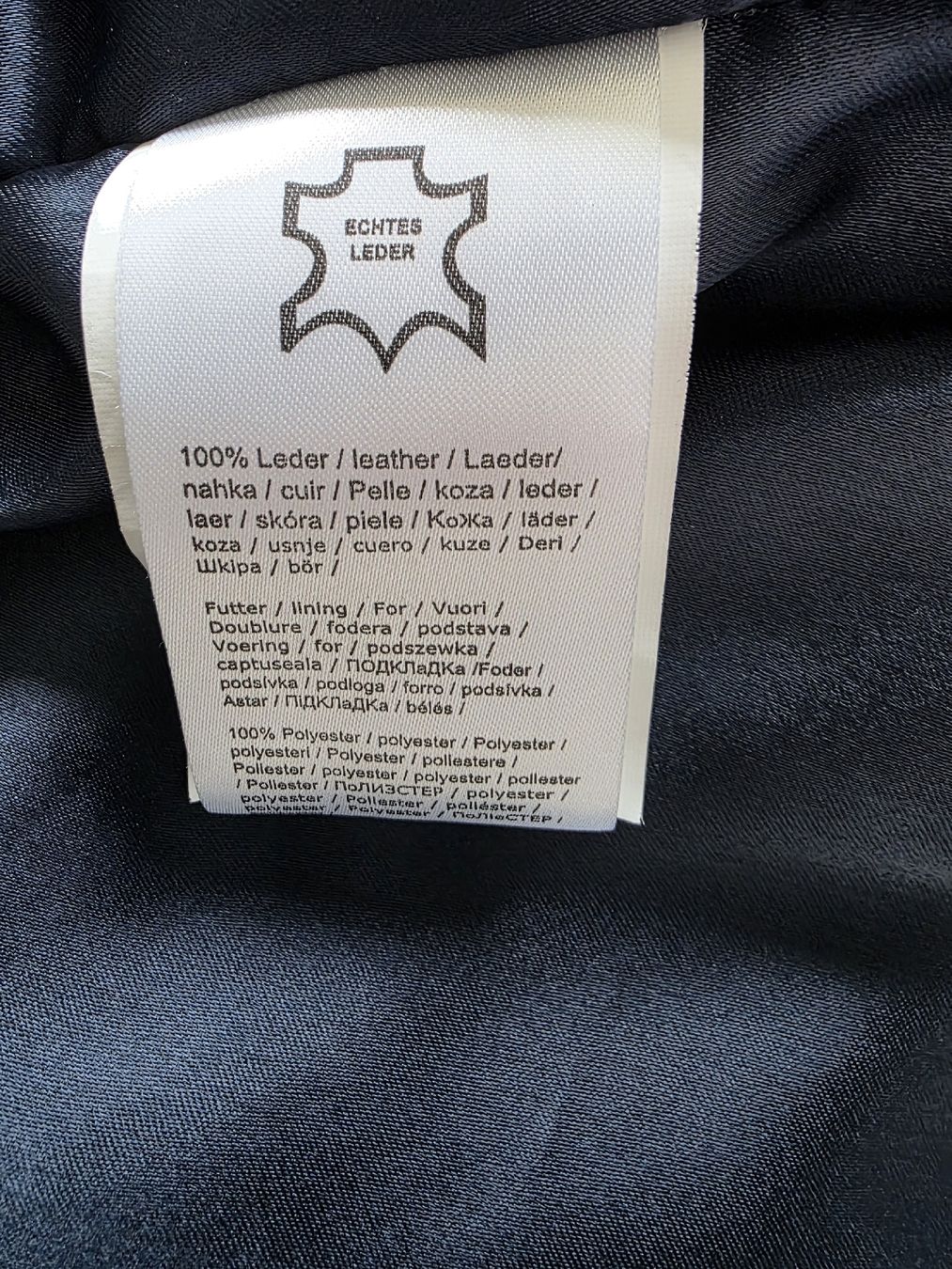 Heine Jacken: Neue Heine Lederjacke, Gr. 42, Dunkelblau – Neu und originalverpackt aus Biberist von charobaum 5