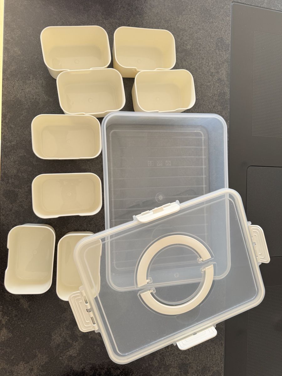Contenitori & Simili: Praktische Lunchbox mit Fächern – Usato da Hubersdorf venduto da caruchiya 2