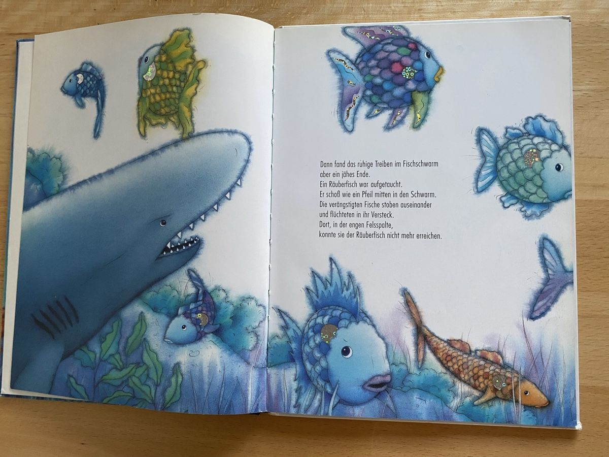 Libri: Regenbogenfisch komm hilf mir! - Marcus Pfister – Usato da Schwarzenburg venduto da Michellu 7